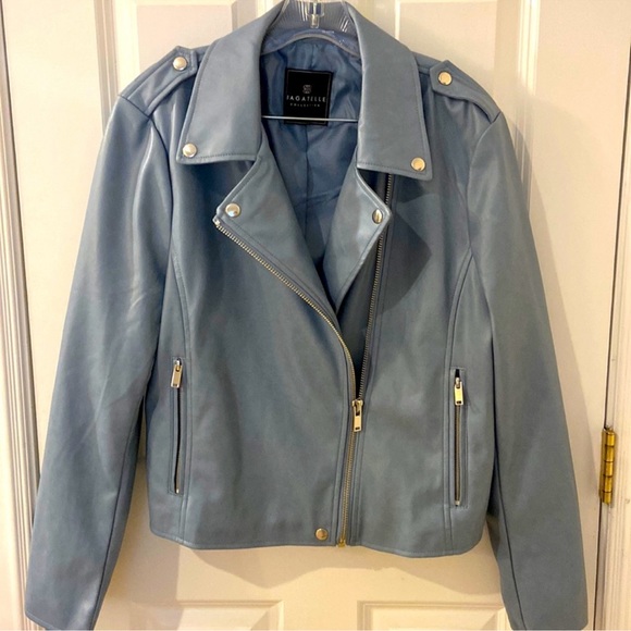 bagatelle Jackets & Blazers - Bagatelle faux leather moto jacket size medium